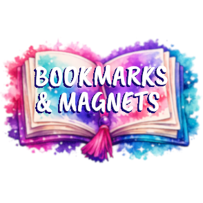 Booklovers Collection: Handmade Resin Magnets & Acrylic Bookmarks