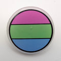 PRIDE FLAG ROUND PIN 1.5" - Polysexual