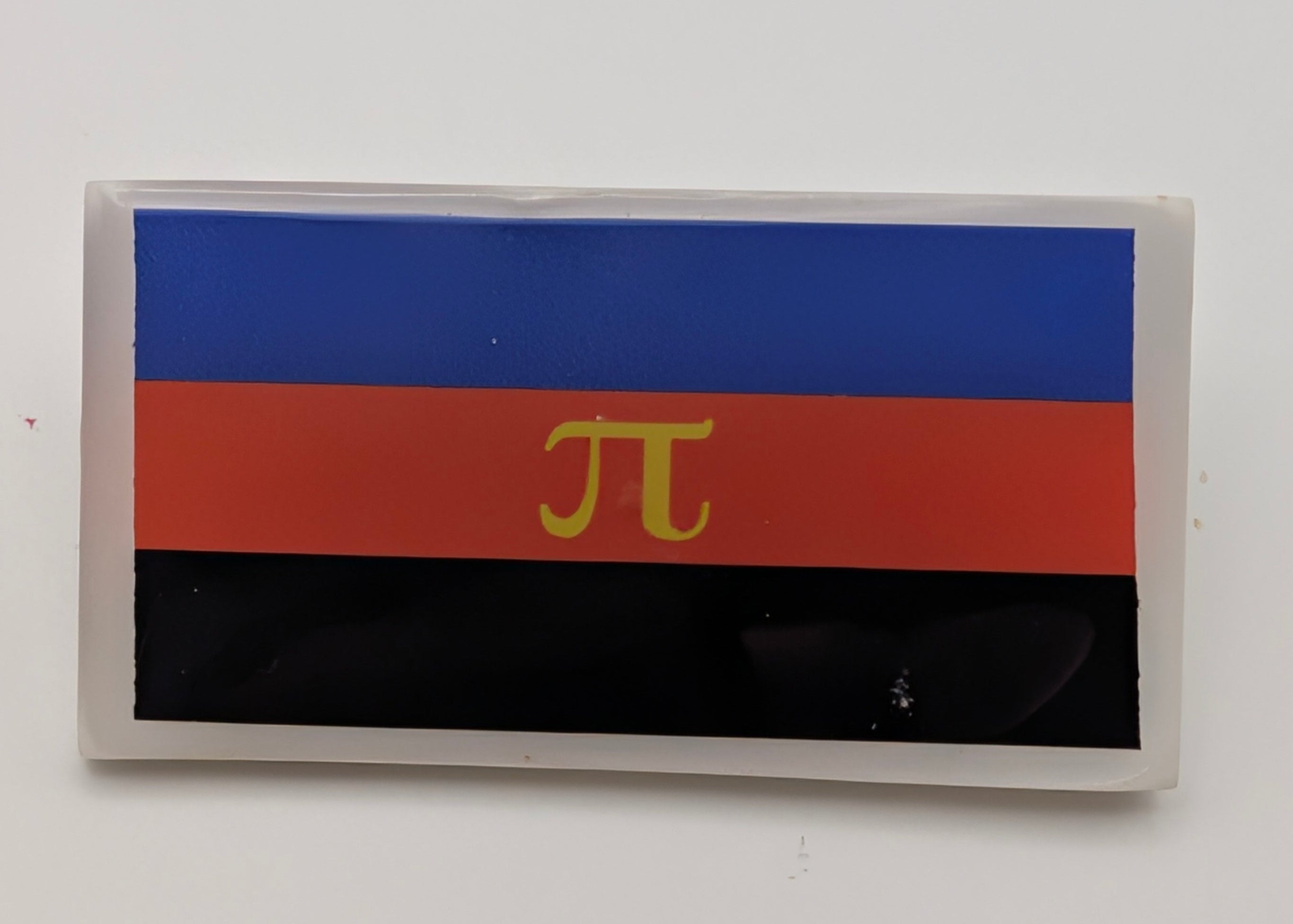 PRIDE FLAG RECTANGLE PIN 1.5" - Polyamory
