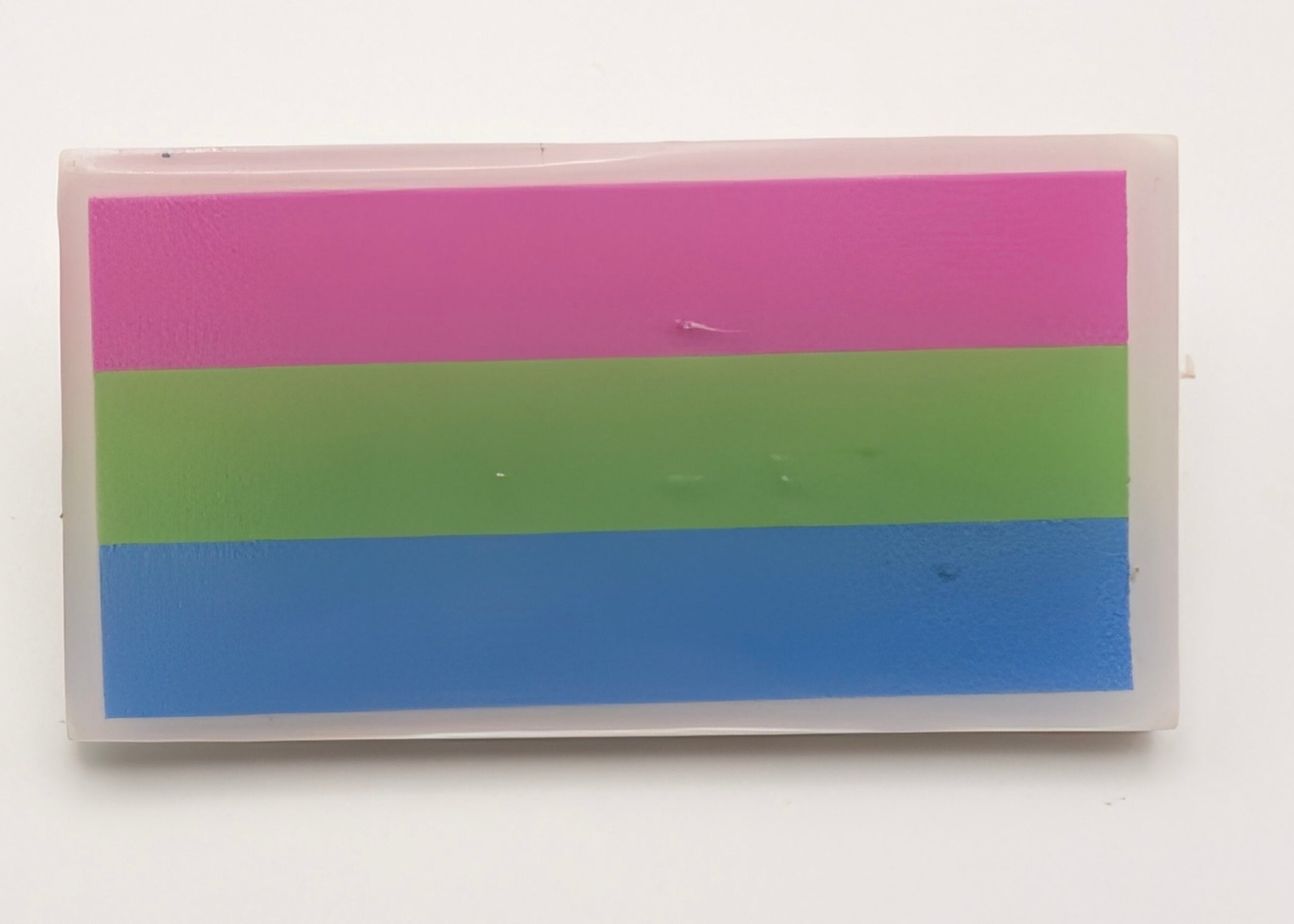 PRIDE FLAG RECTANGLE PIN 1.5" - Polysexual