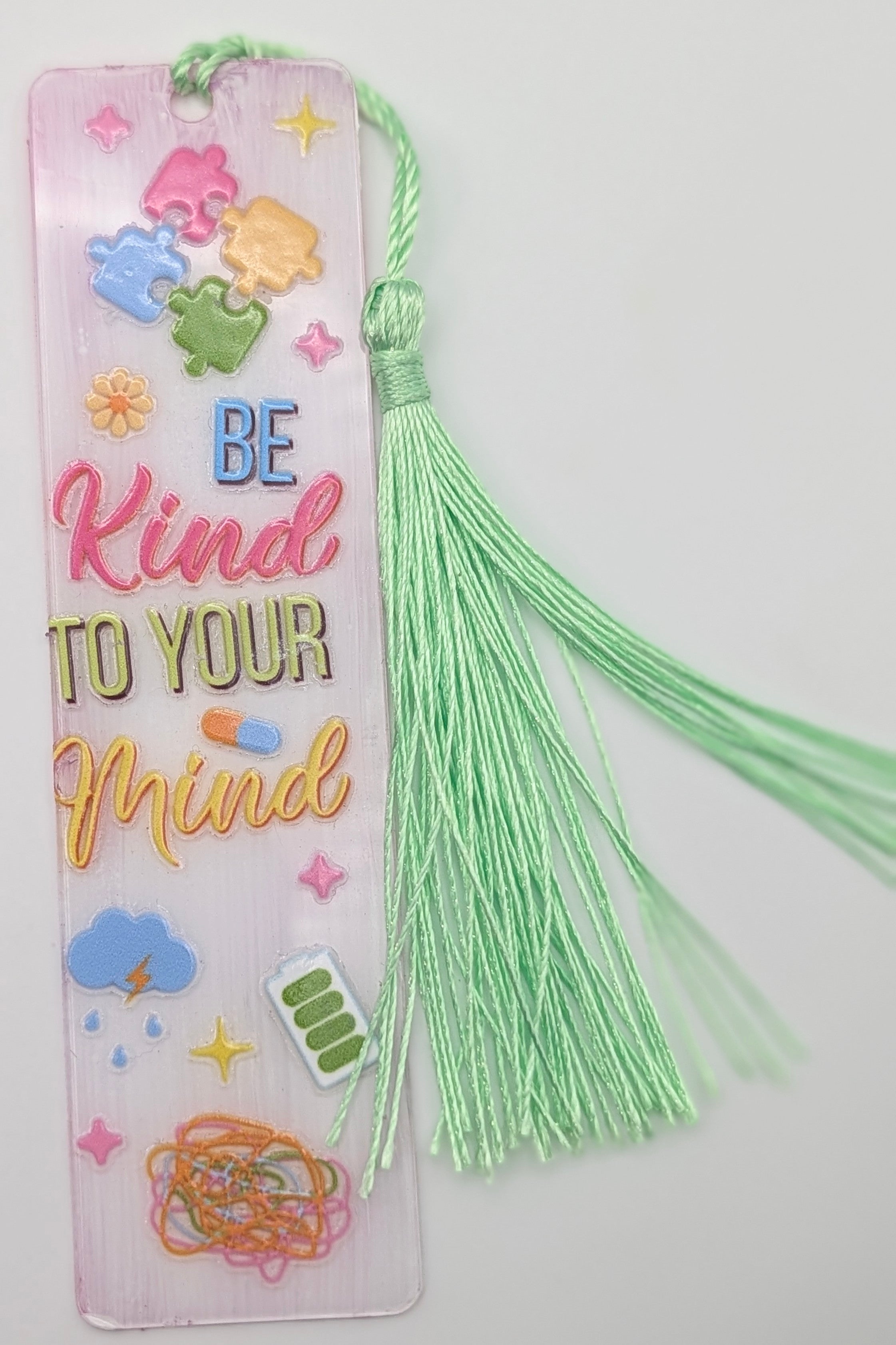 "Be Kind To Your Mind" Mental Health Bookmark