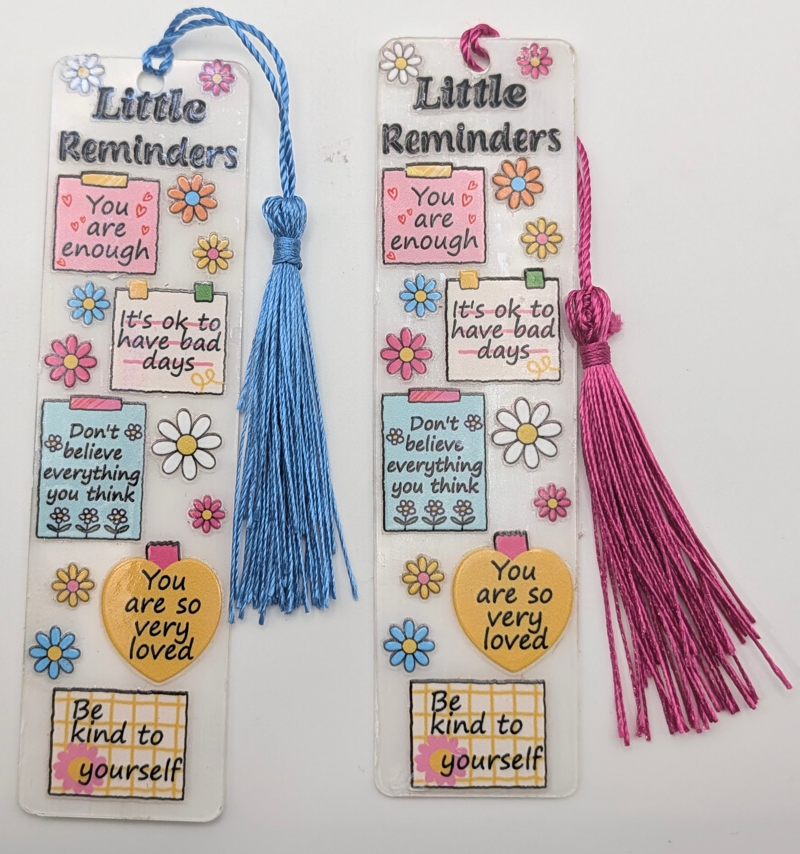 "Little Reminders" Sticky Note Affirmation Bookmark
