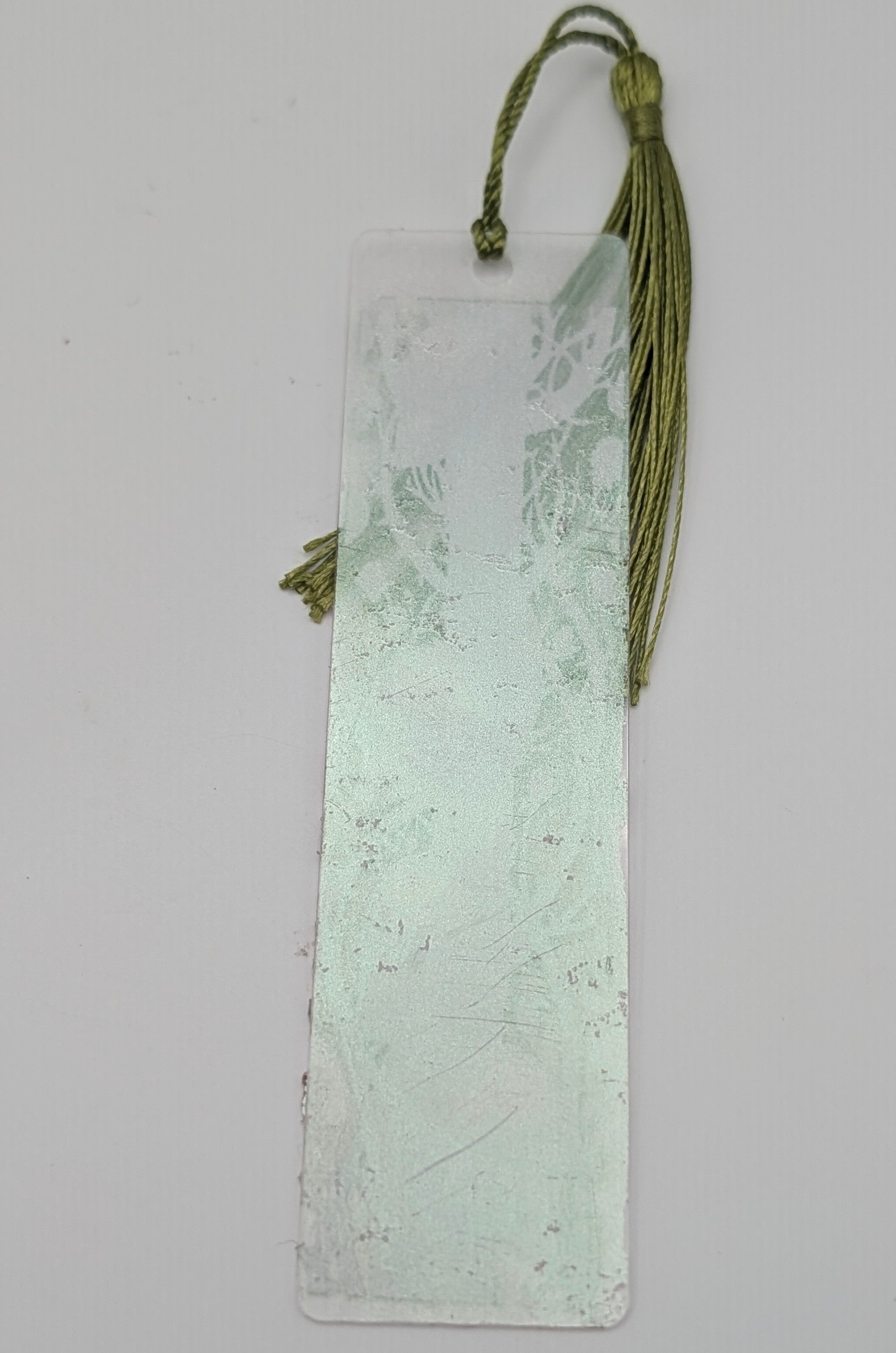 Gothic-Inspired Artisan Bookmark - Raven, Flower, Skull