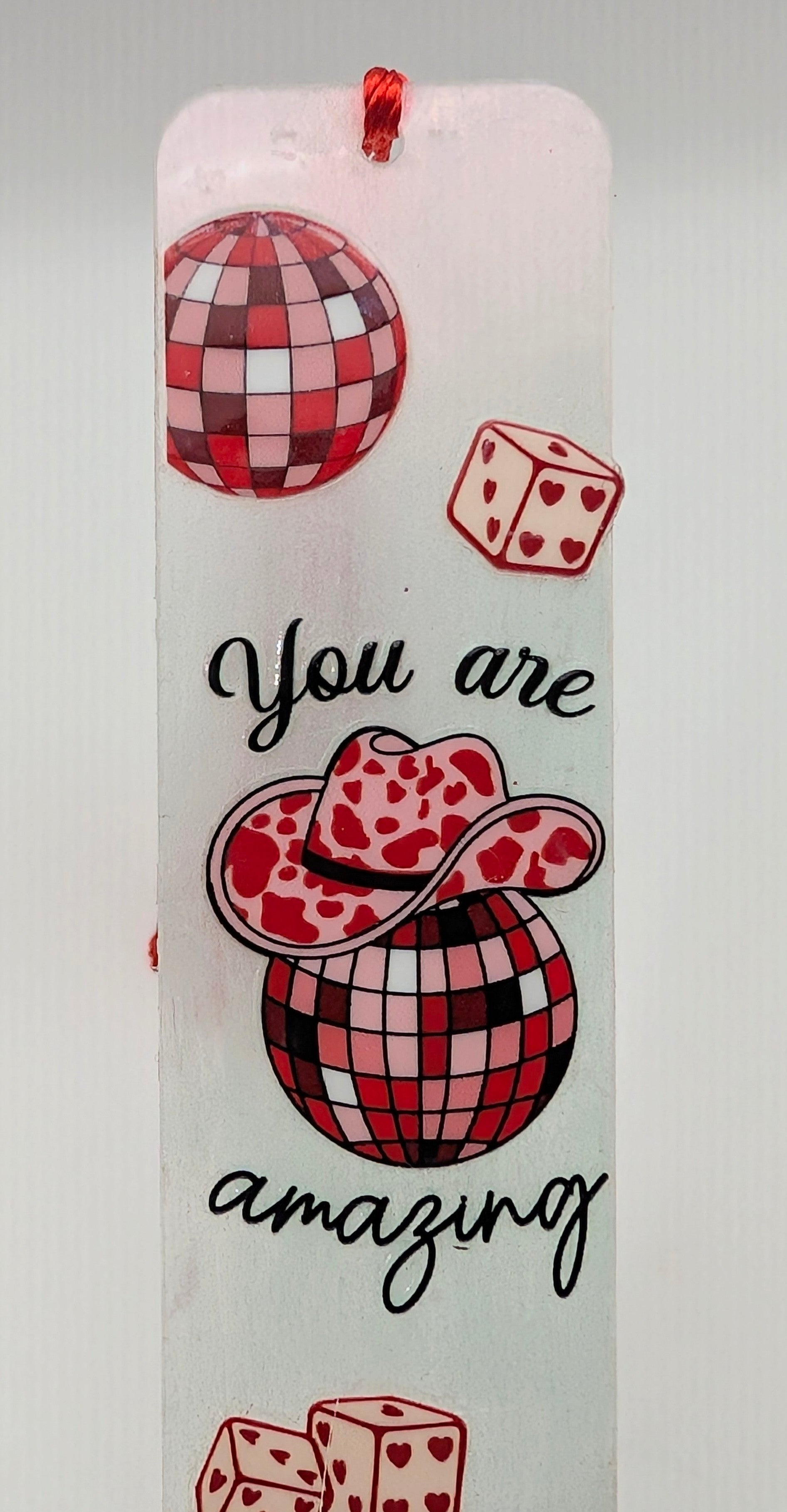 You Are Amazing Disco Cowgirl Bookmark | Slightly Dramatic Creations
