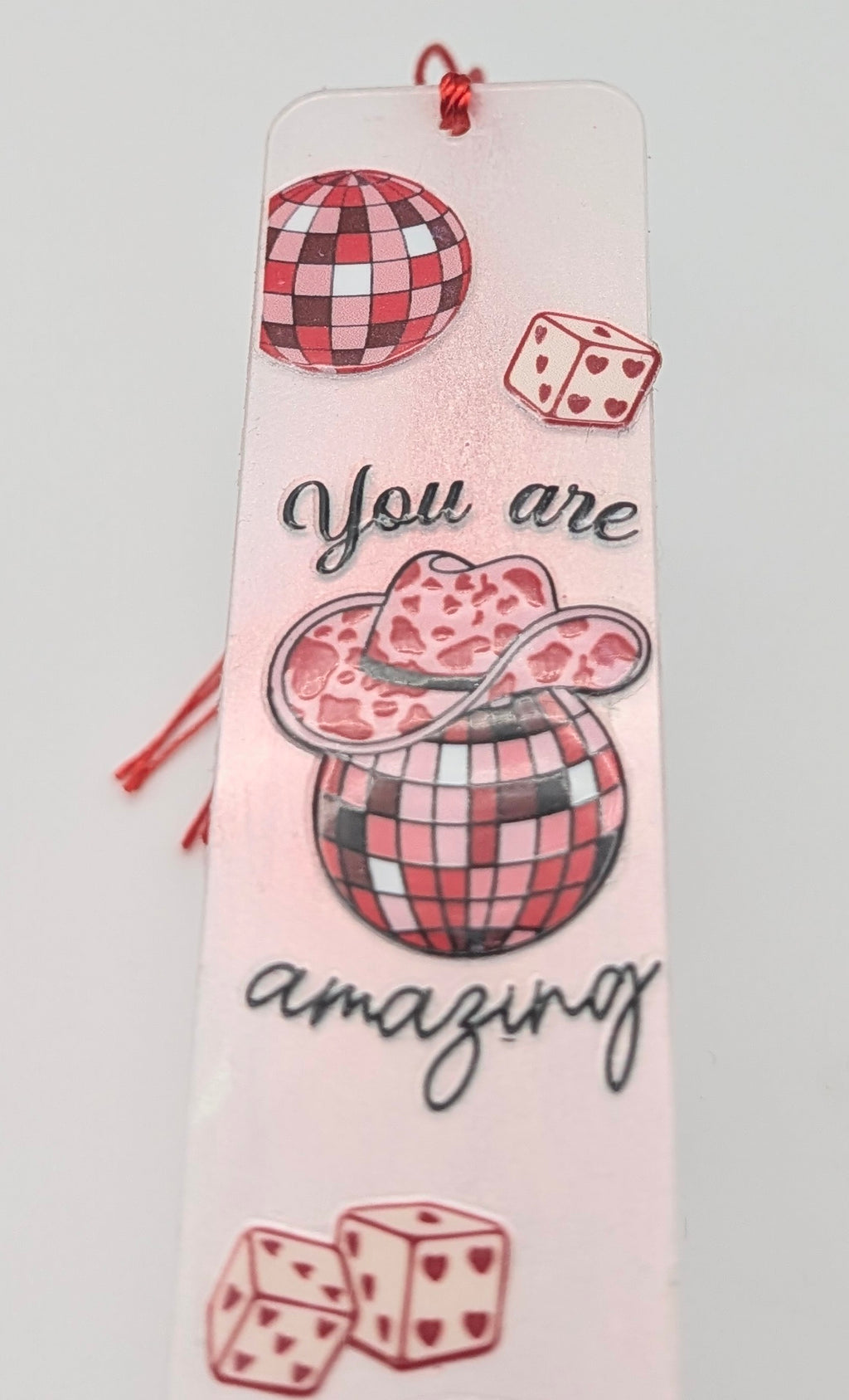 You Are Amazing Disco Cowgirl Bookmark | Slightly Dramatic Creations