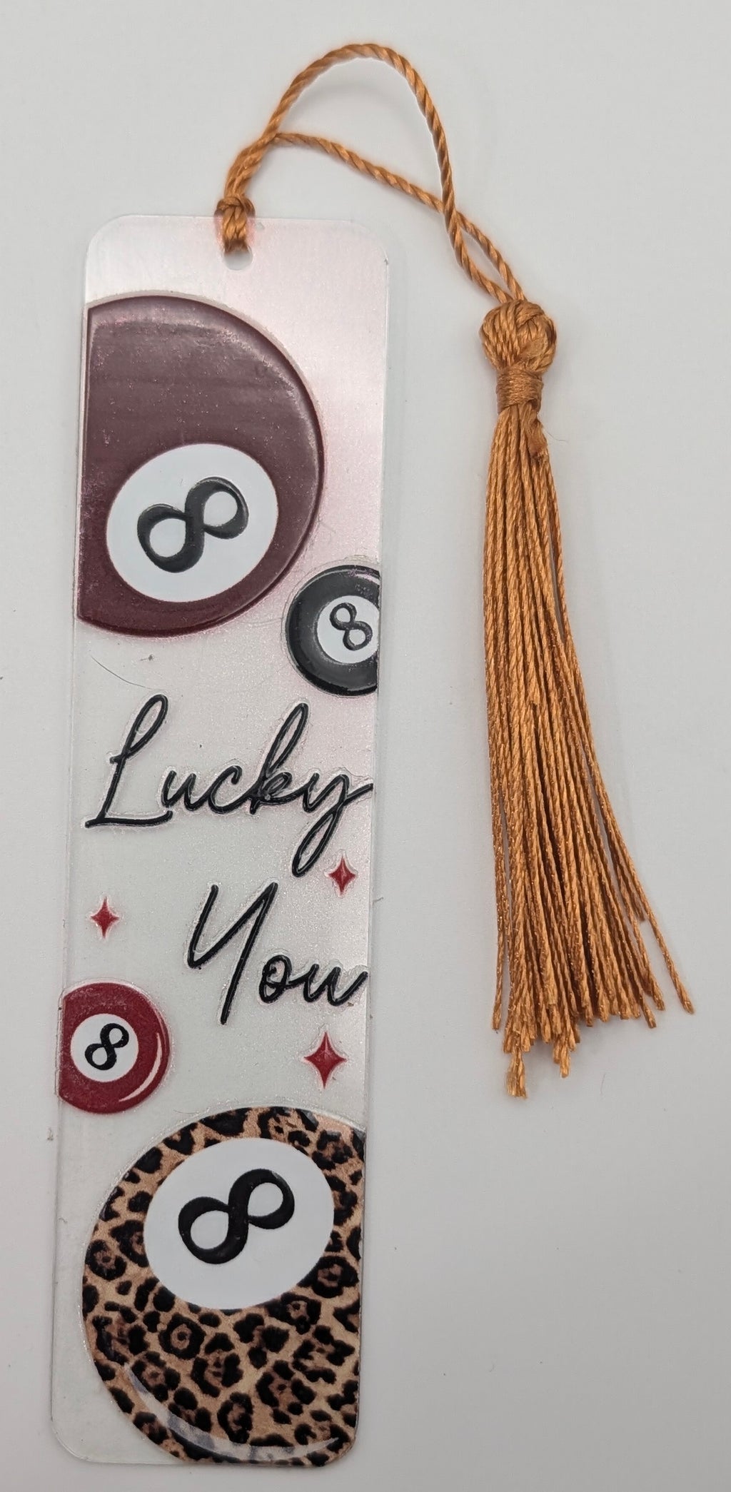 "Lucky You" Billiards Bookmark
