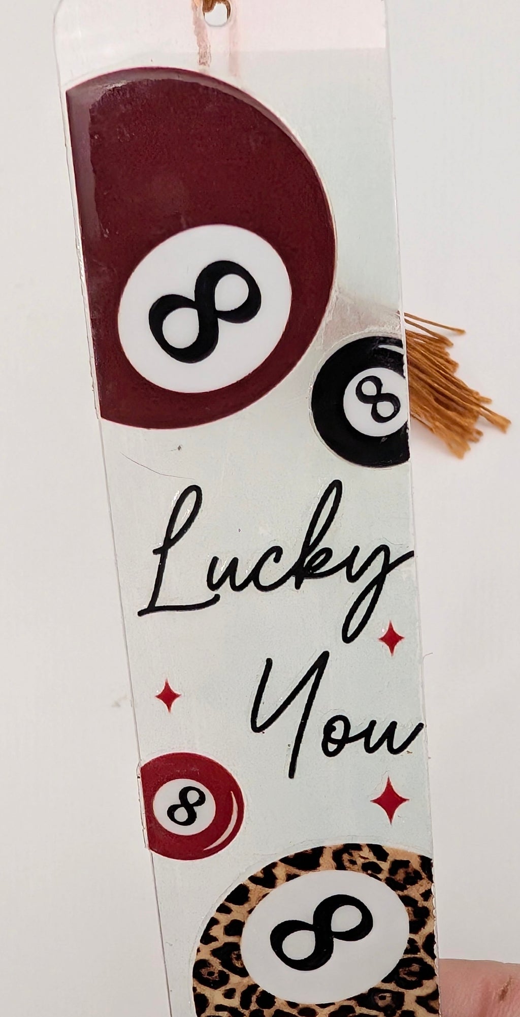 "Lucky You" Billiards Bookmark