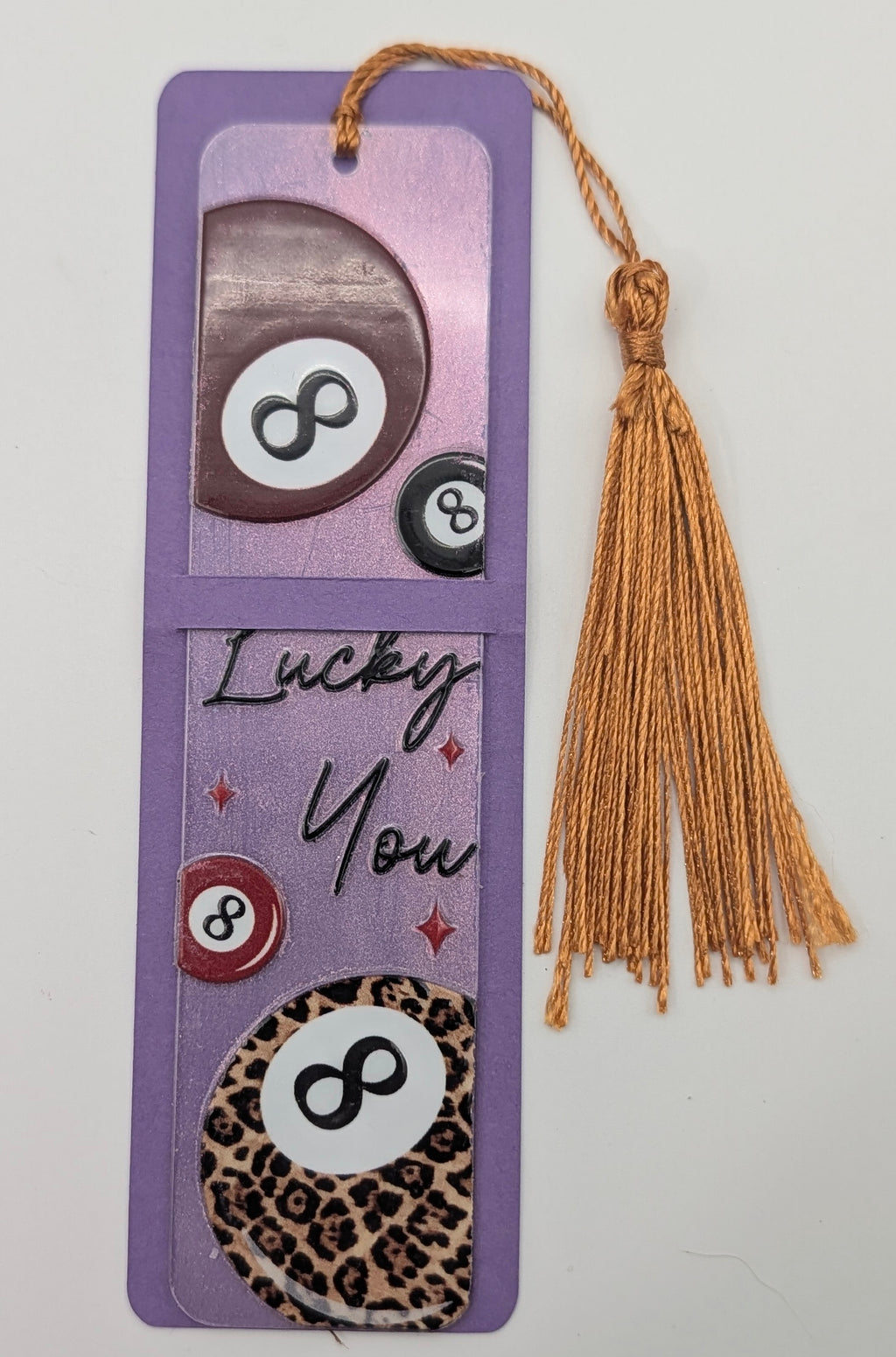 "Lucky You" Billiards Bookmark