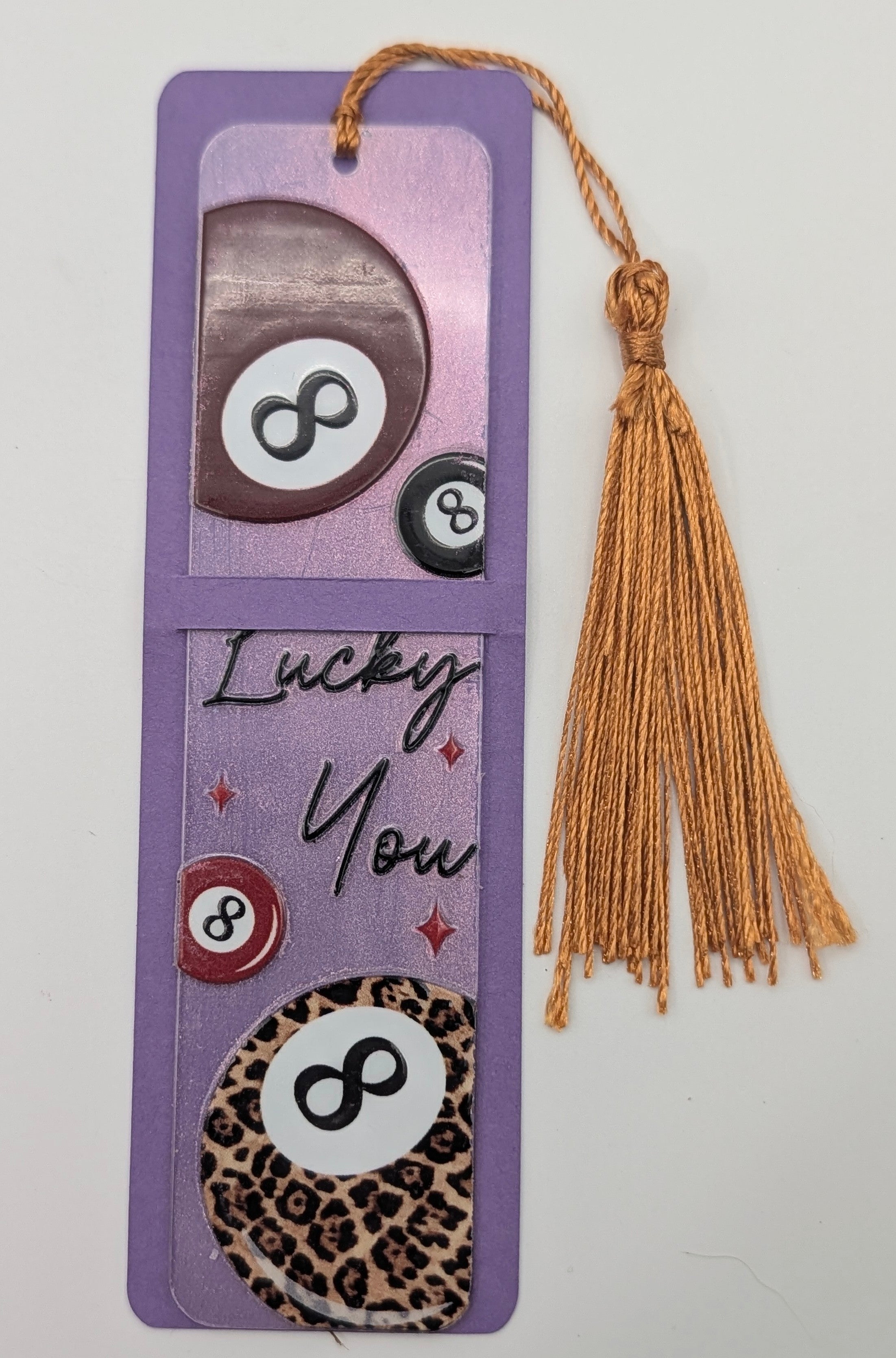 "Lucky You" Billiards Bookmark