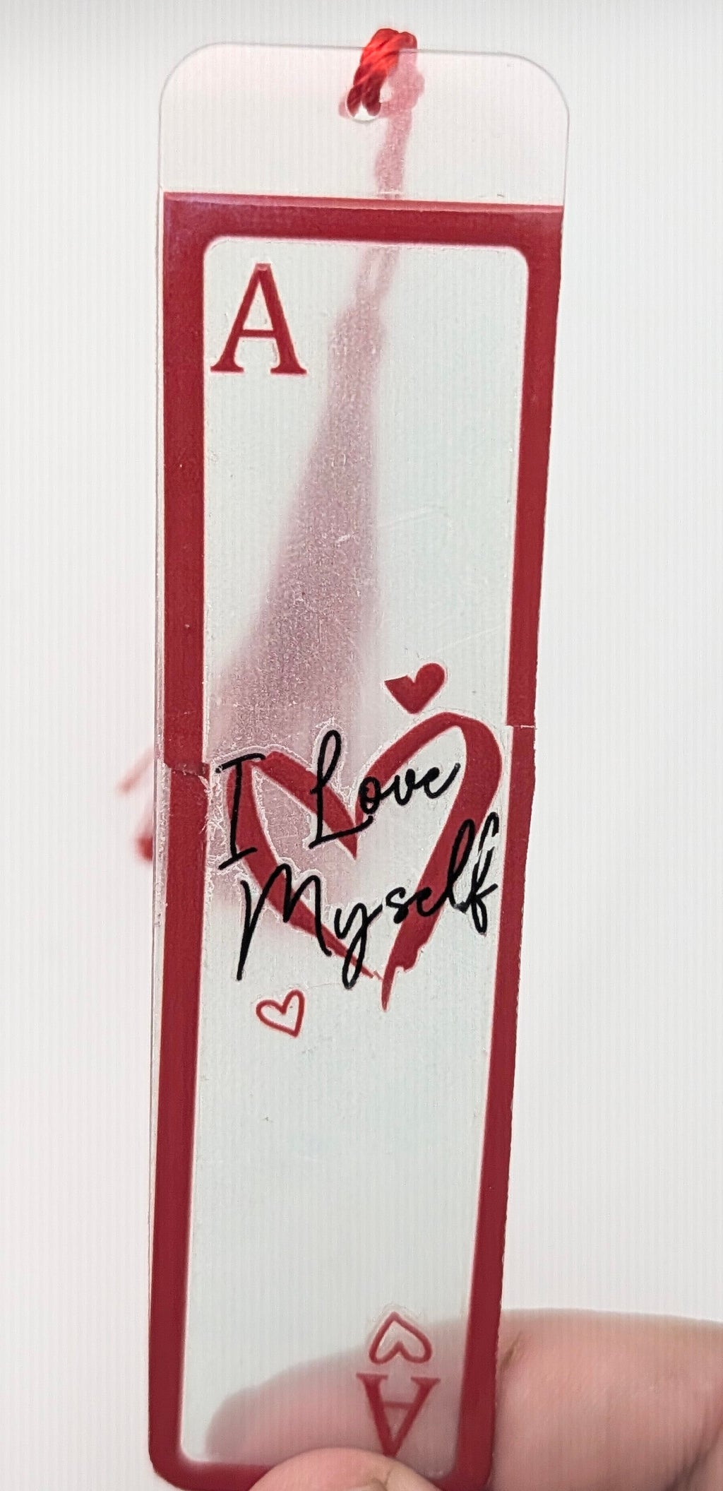 "I Love Myself" Ace of Hearts Bookmark