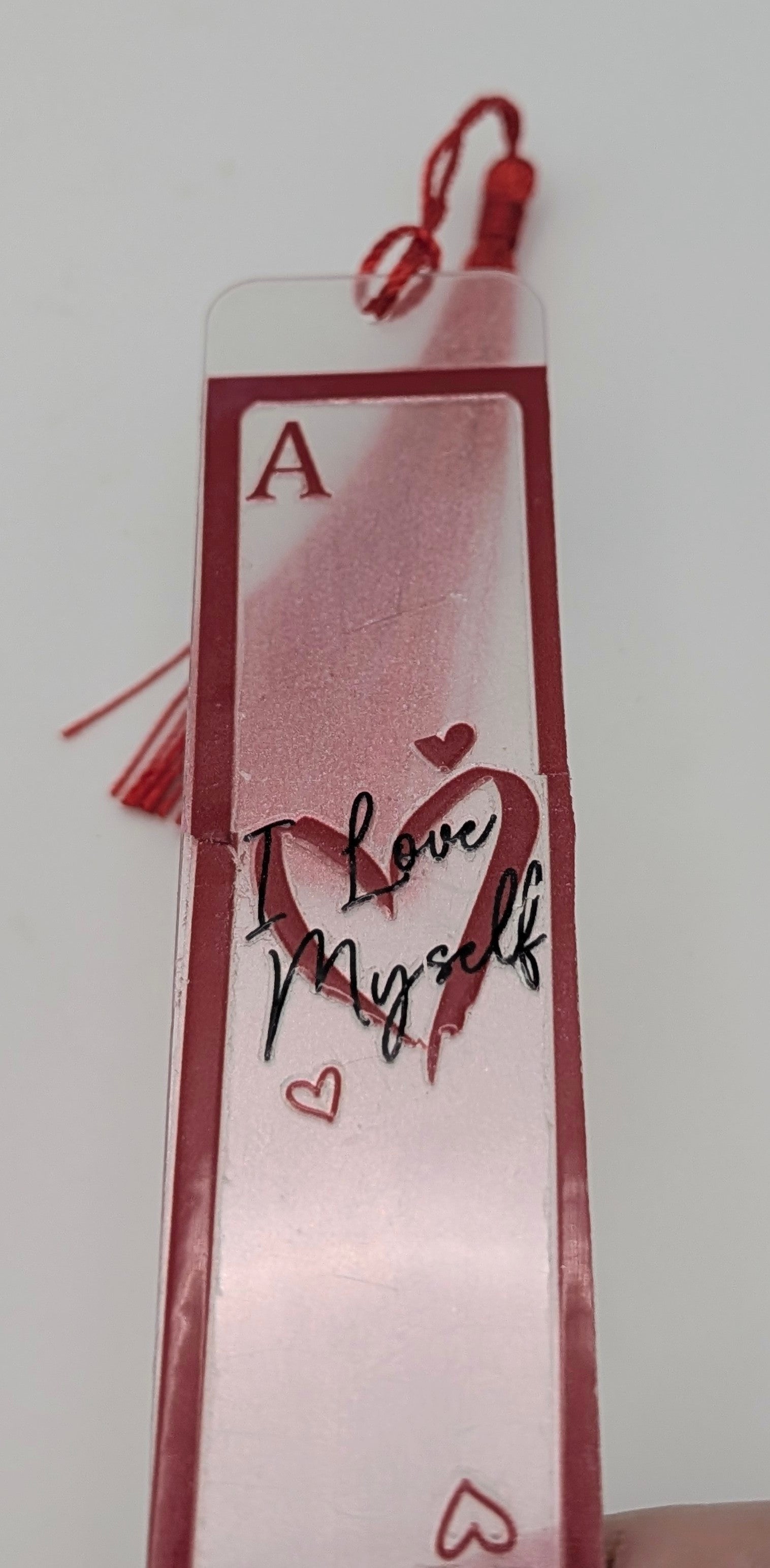 "I Love Myself" Ace of Hearts Bookmark