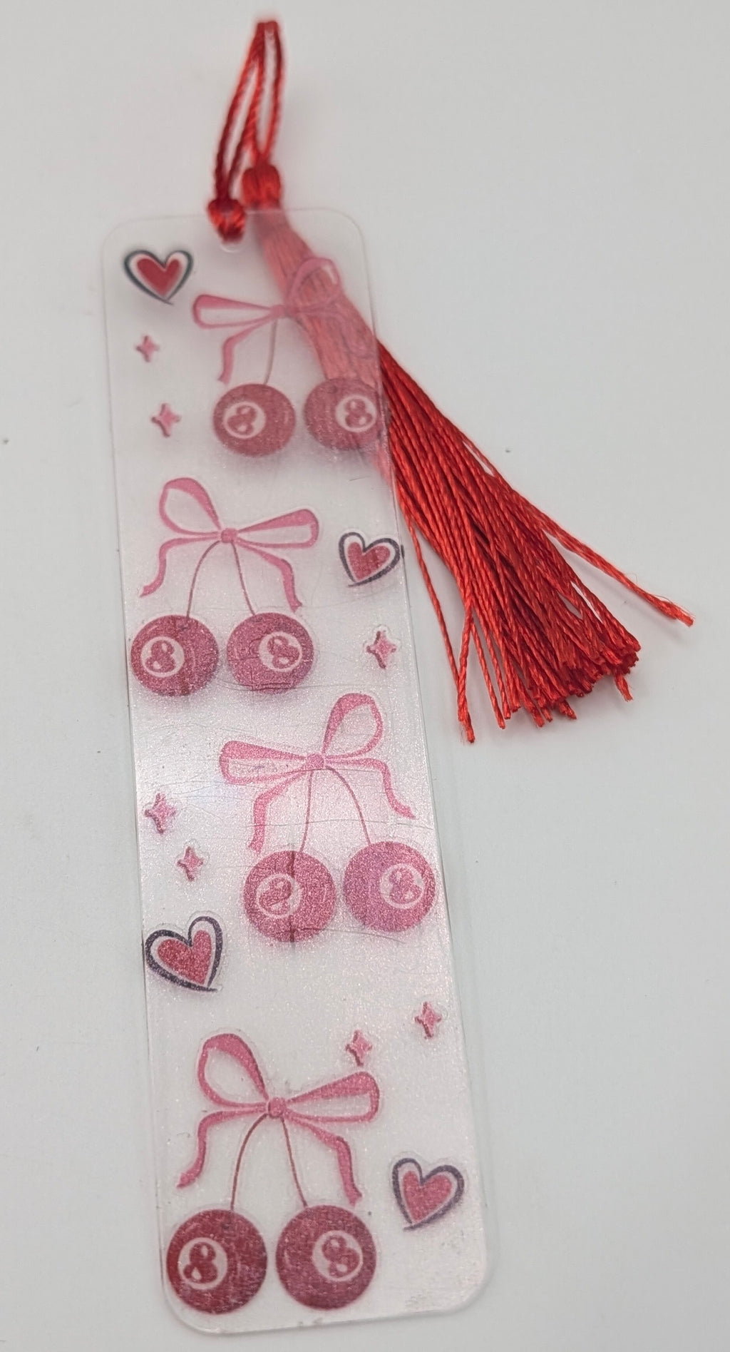 Billiard Cherries & Bows Bookmark