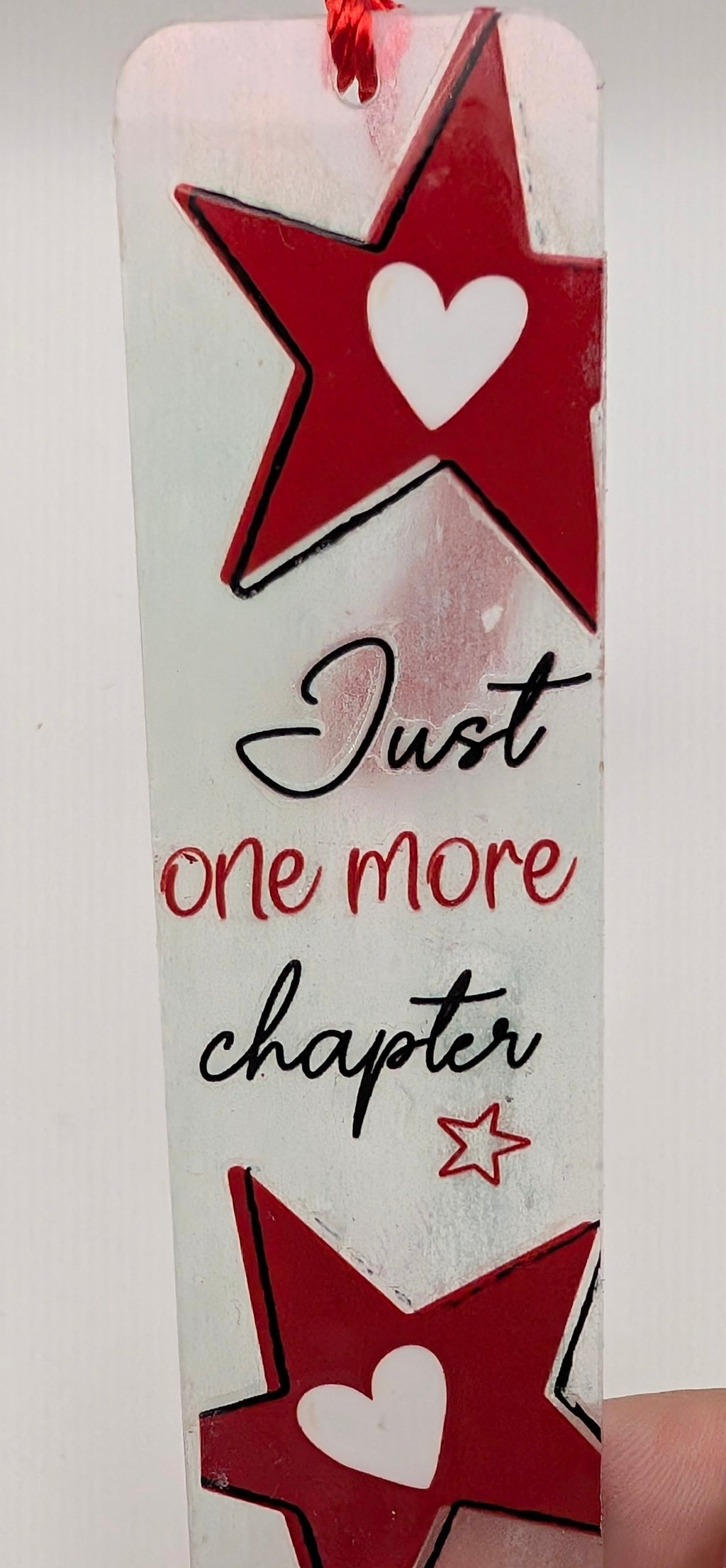 "Just One More Chapter" Star Bookmark