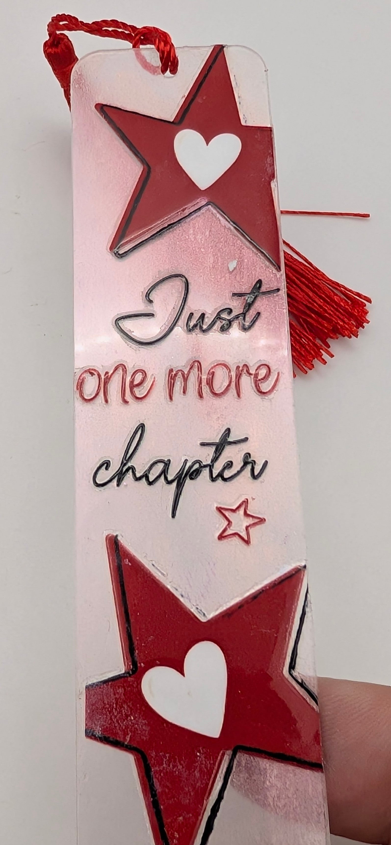 "Just One More Chapter" Star Bookmark