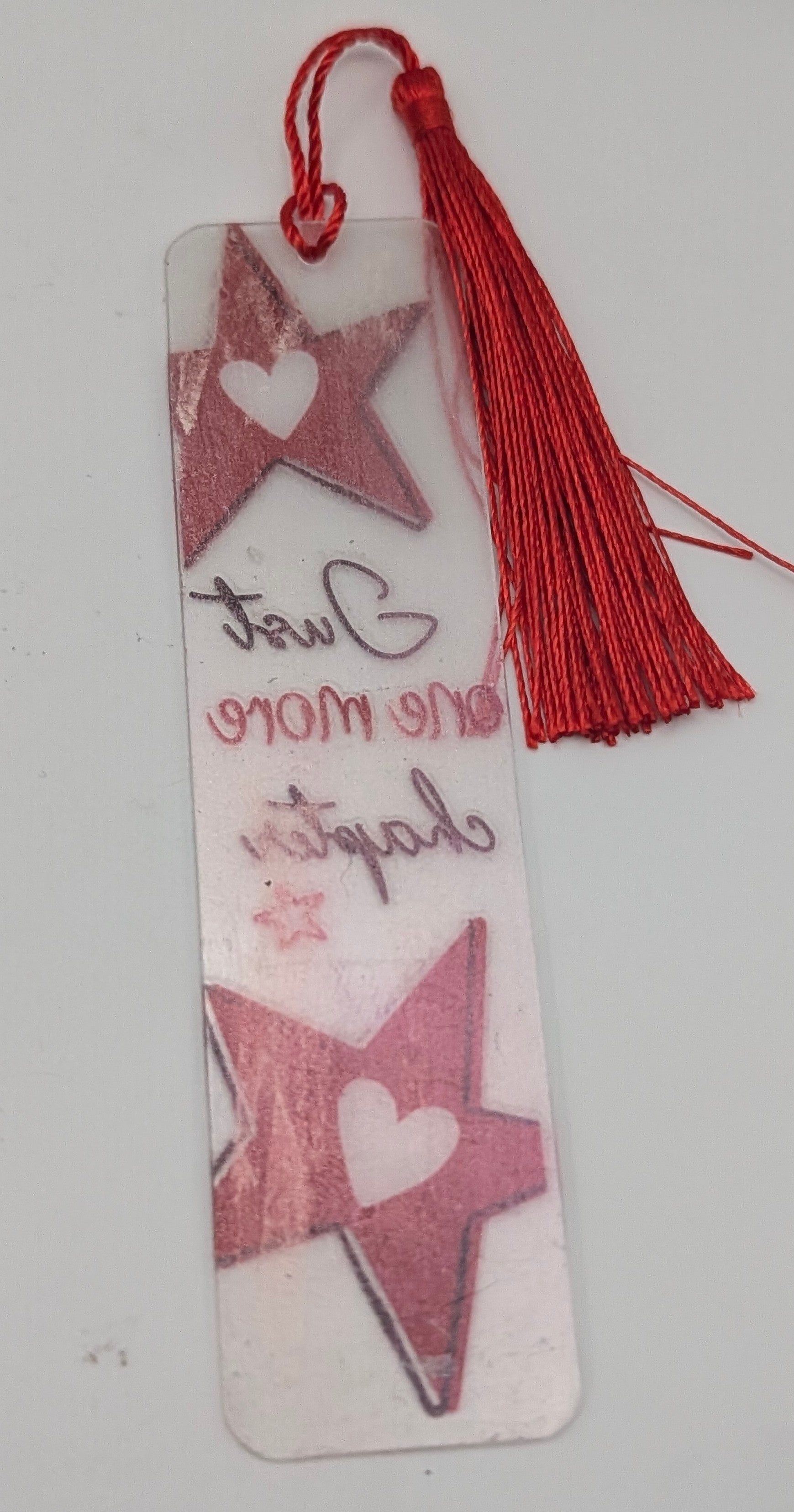 "Just One More Chapter" Star Bookmark