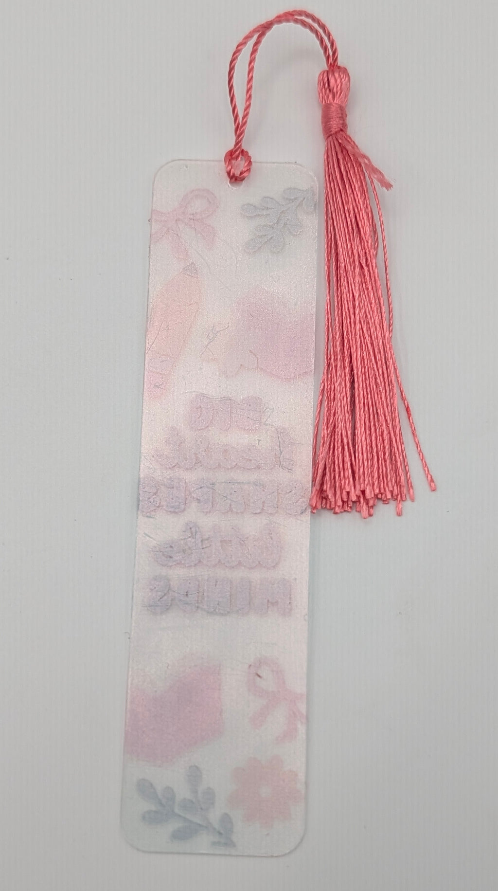 "Big Heart Shapes Little Minds" Color Shift Bookmark