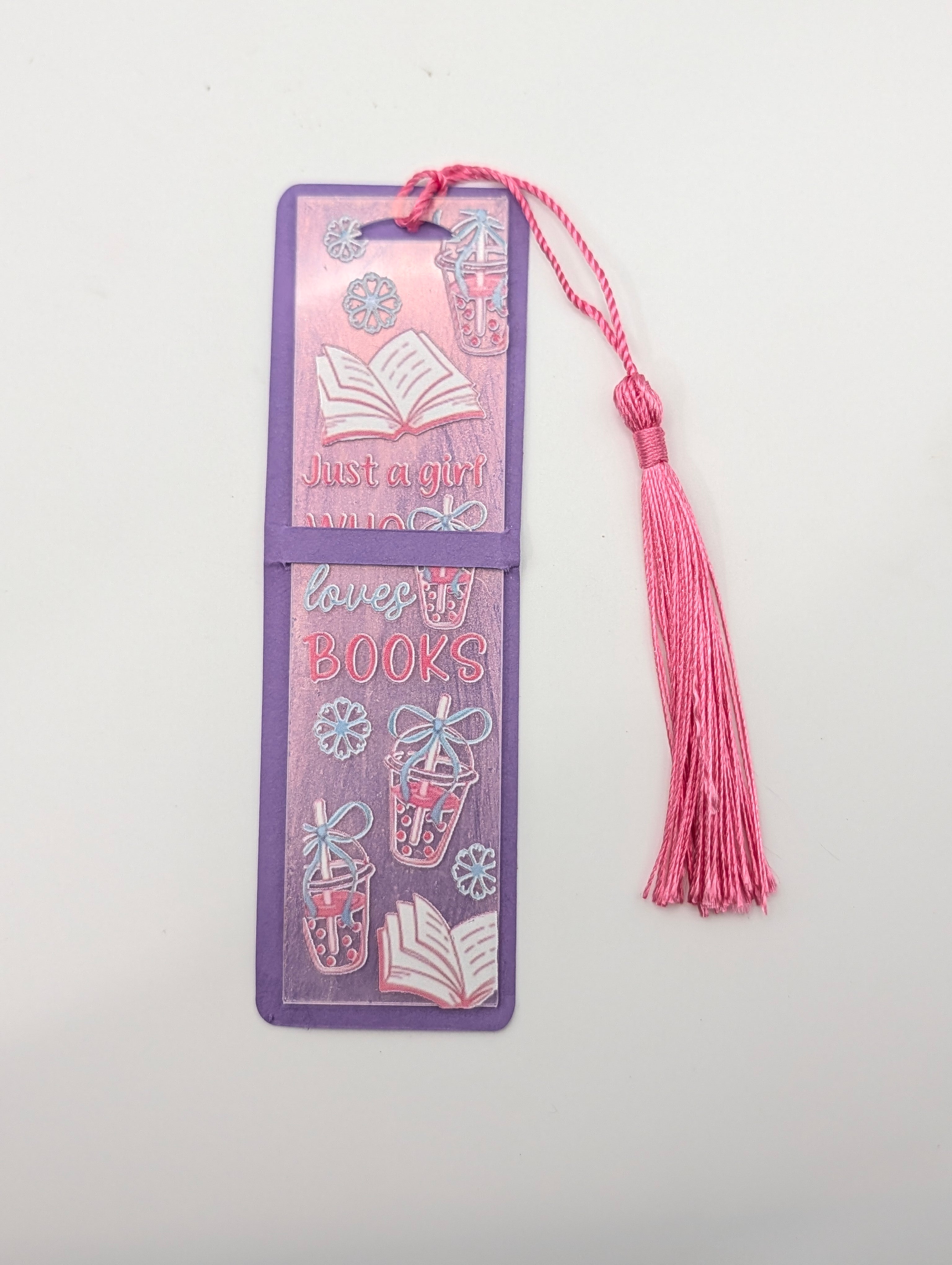 "Reading is Never a Waste of Time" Color Shift Acrylic Bookmark