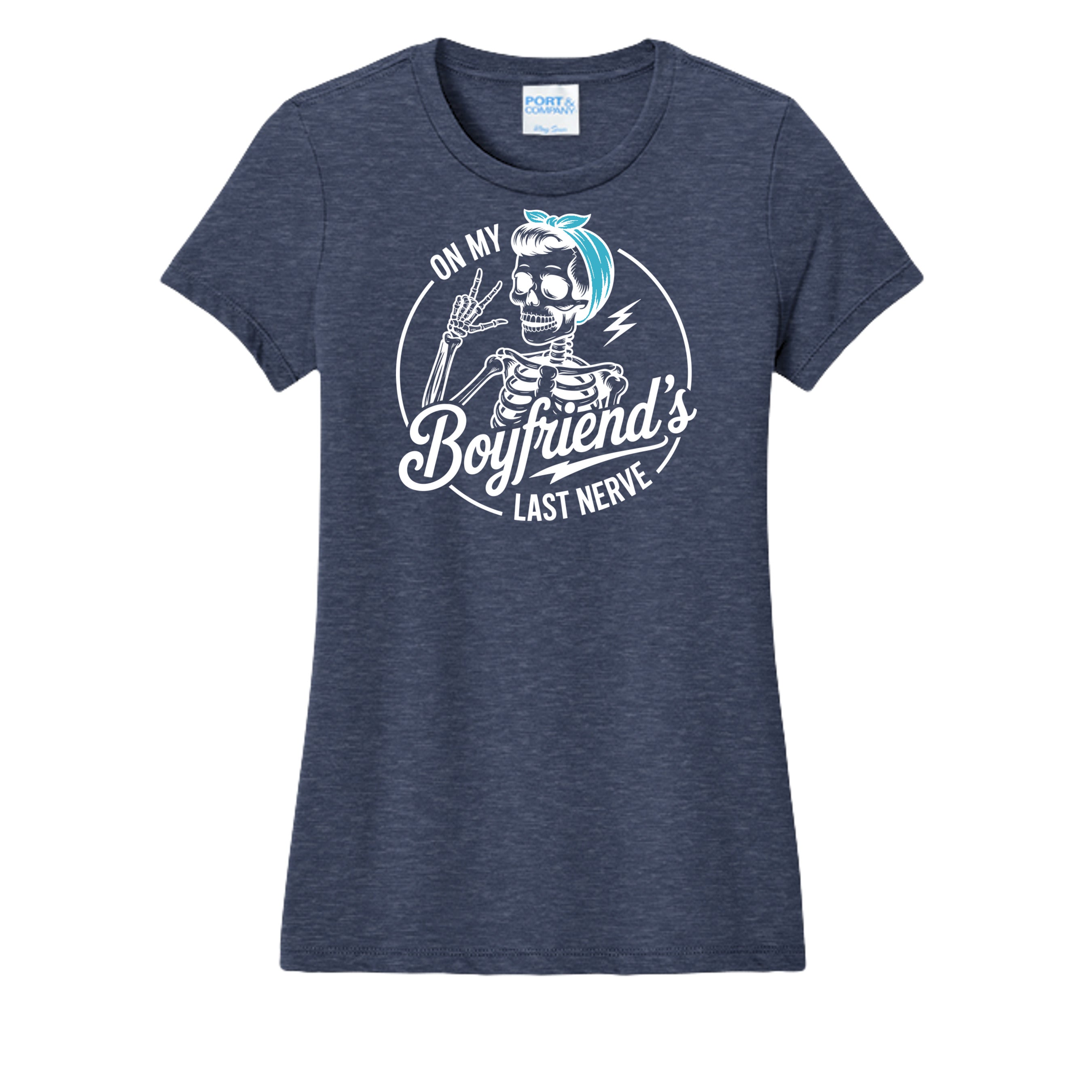 Heather Navy - LPC450 - FRONT