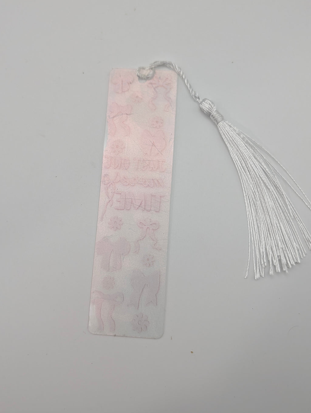 "Just One More Time" Color Shift Acrylic Bookmark
