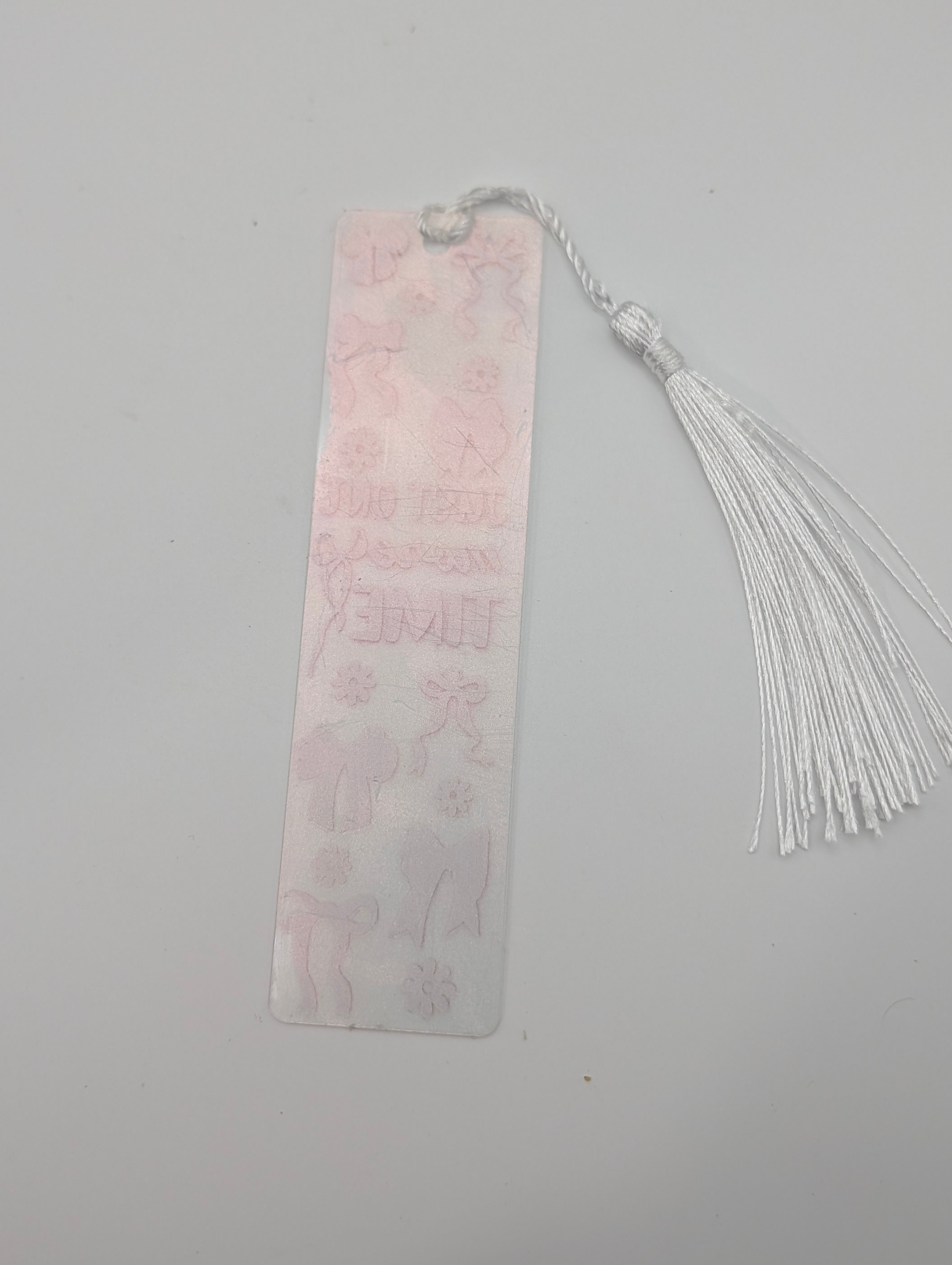 "Just One More Time" Color Shift Acrylic Bookmark